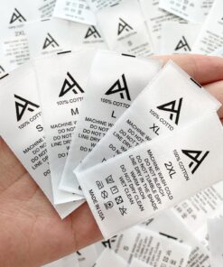 Satin label - Nhãn Satin