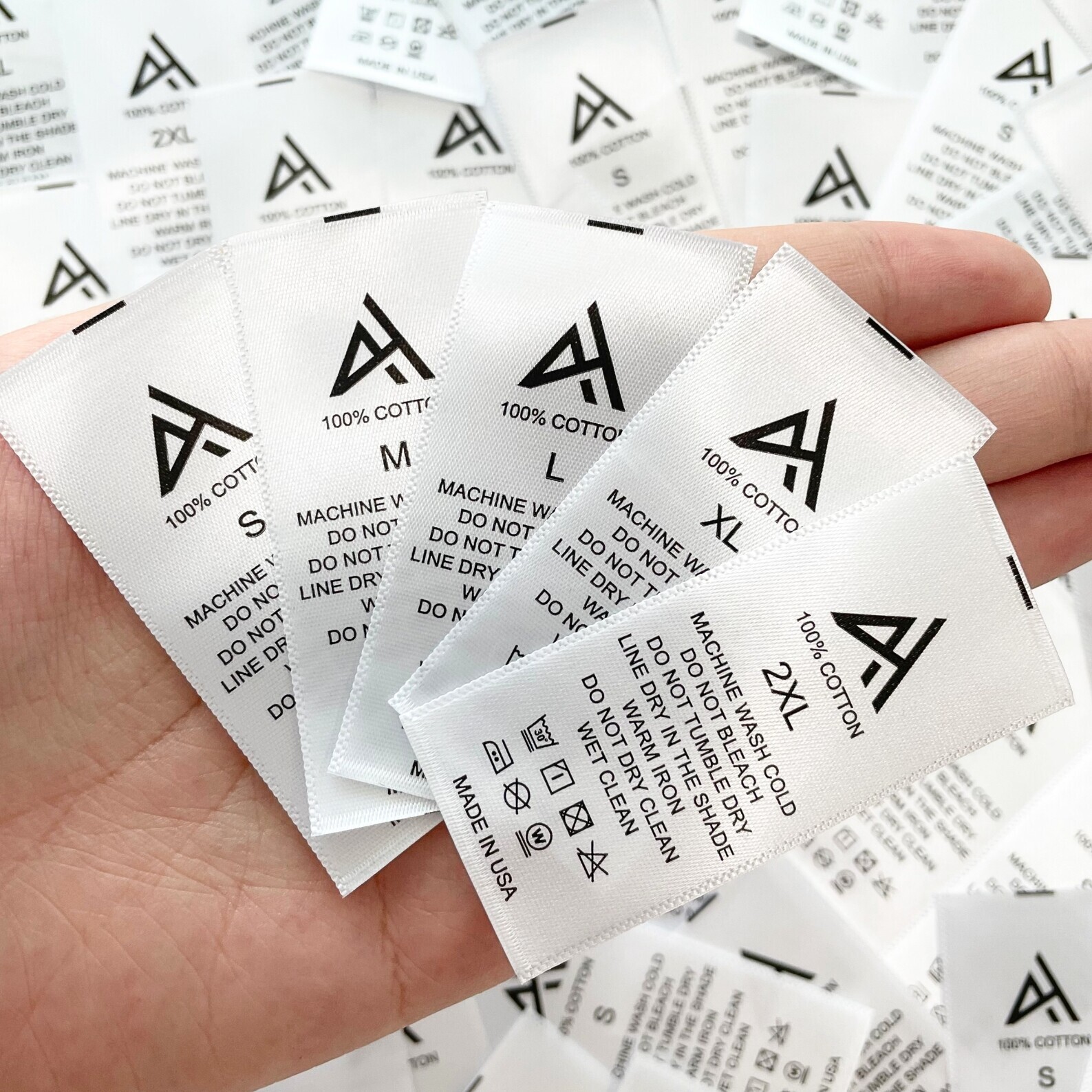 Satin label - Nhãn Satin