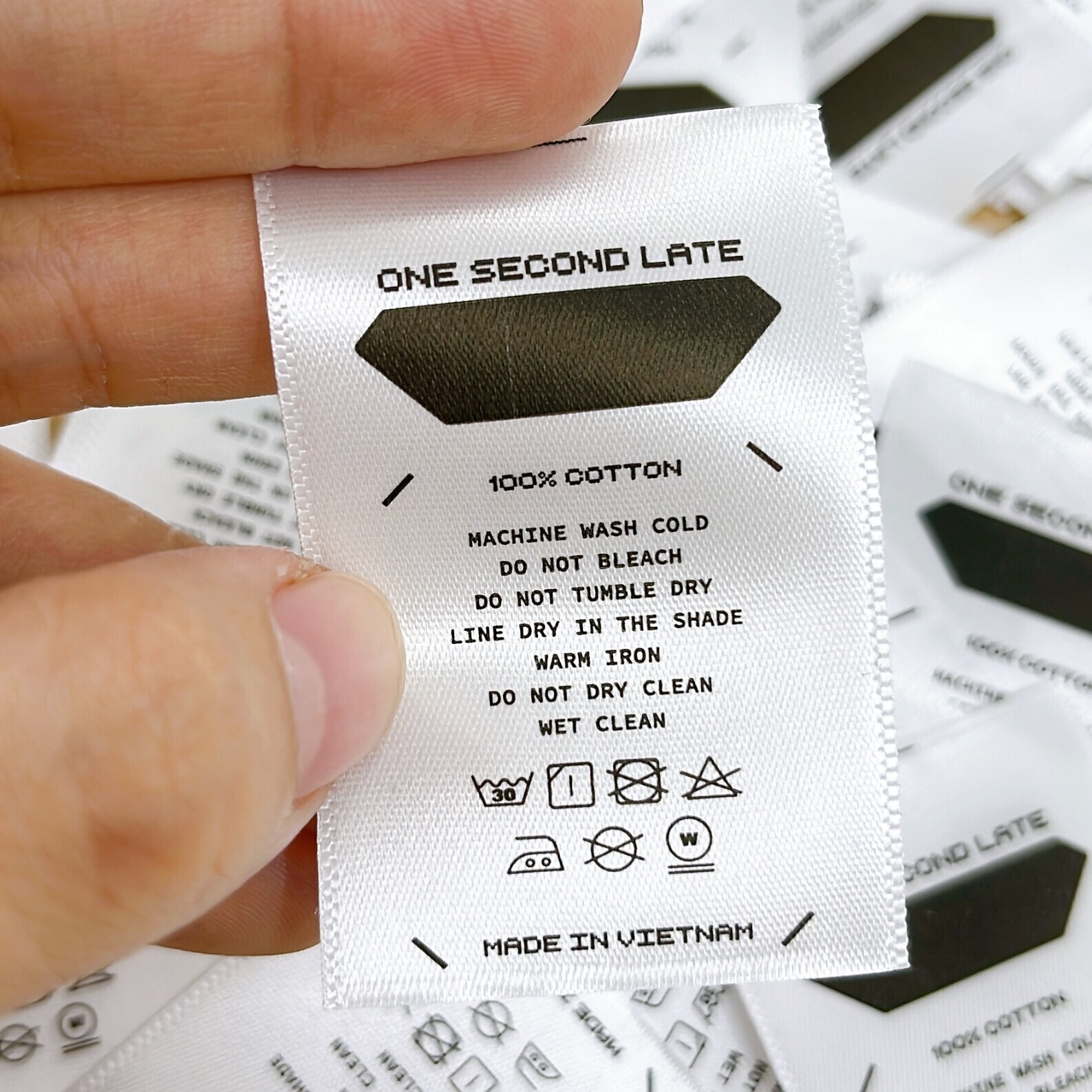 Satin label - Nhãn Satin - Ảnh 4