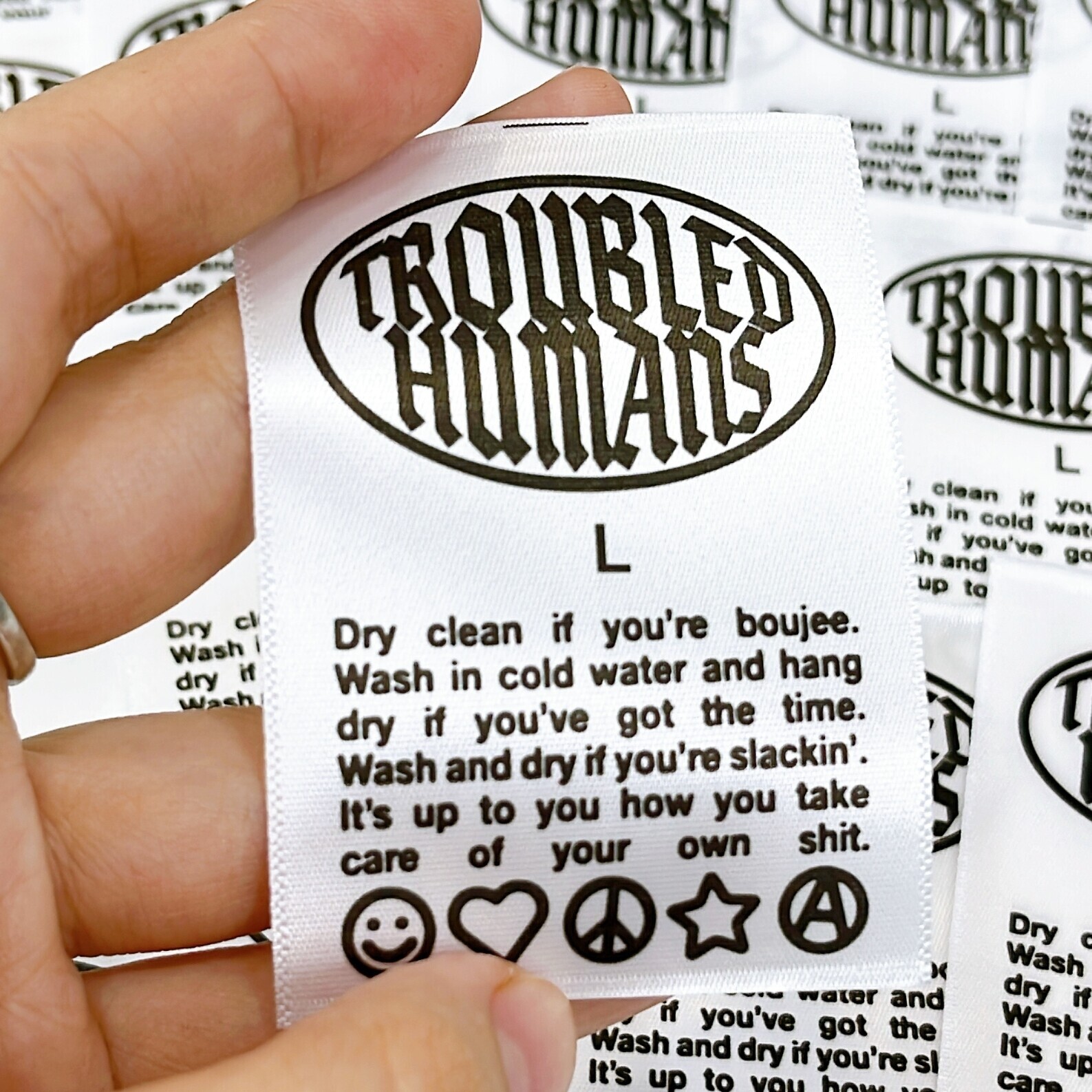 Satin label - Nhãn Satin - Ảnh 3